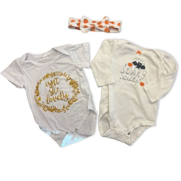 EUC Baby Girl Fall & Halloween Bundle / Size 6 Months / 3 Pieces - Picture 1 of 4